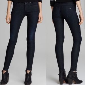 Rag and Bone Dark Wash Denim Skinny Jeans 28